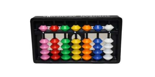 Vrtićki šareni abakus 7 stupaca