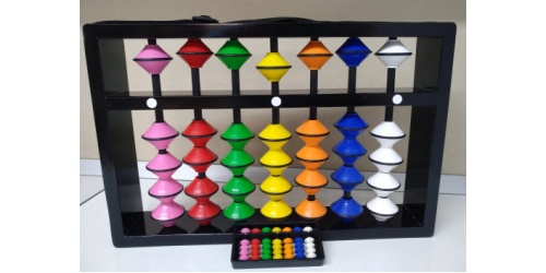 Veliki abakus 7 stupaca za odgojitelje i učitelje